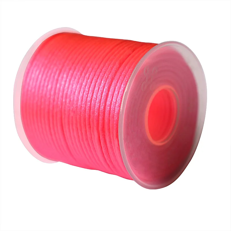 LONGJIE wholesales 30 colors 1.5mm nylon silk cord for bracelet