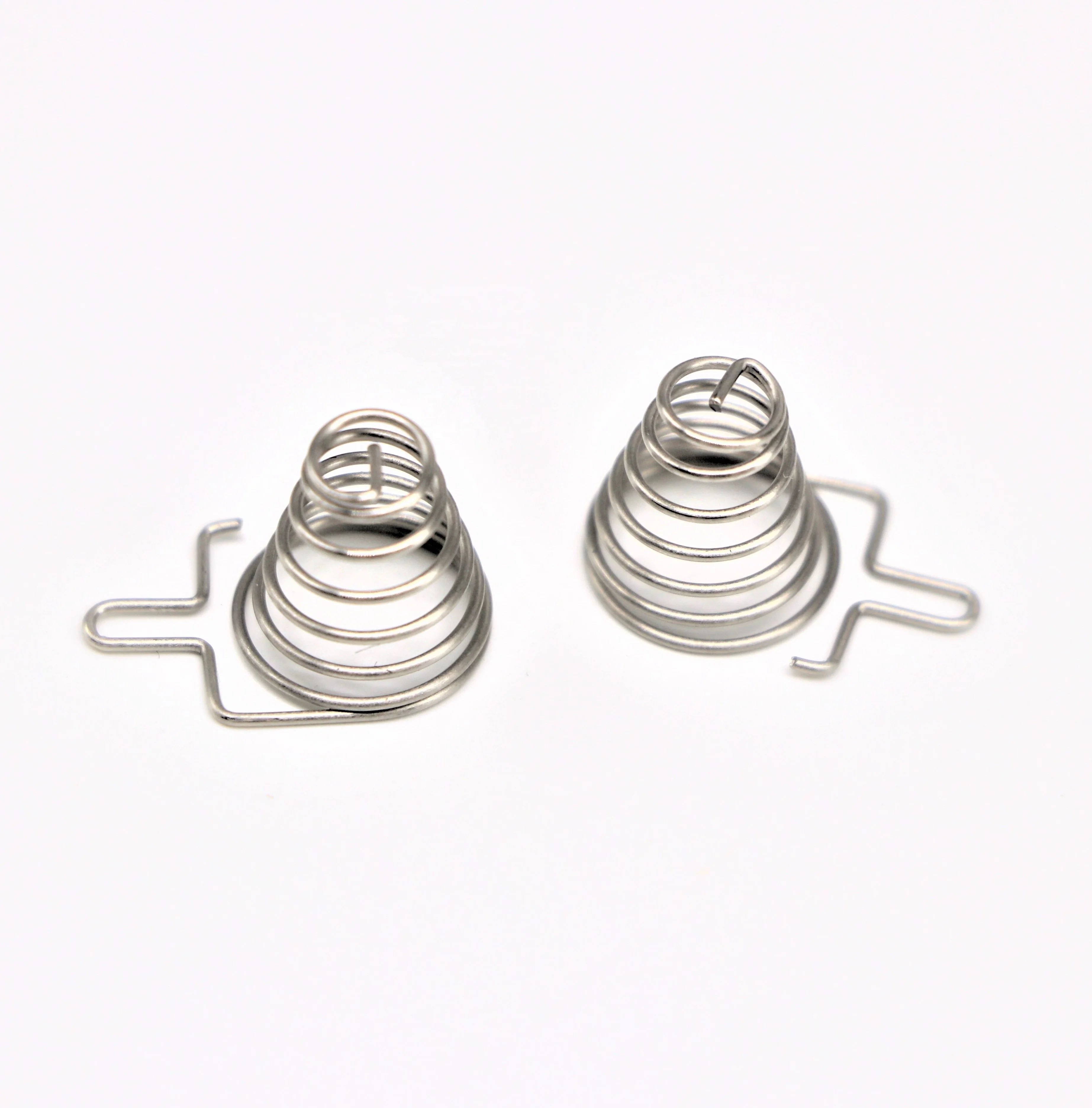 sandingsheng customized high precise metal positive/negative battery spring battery contacts