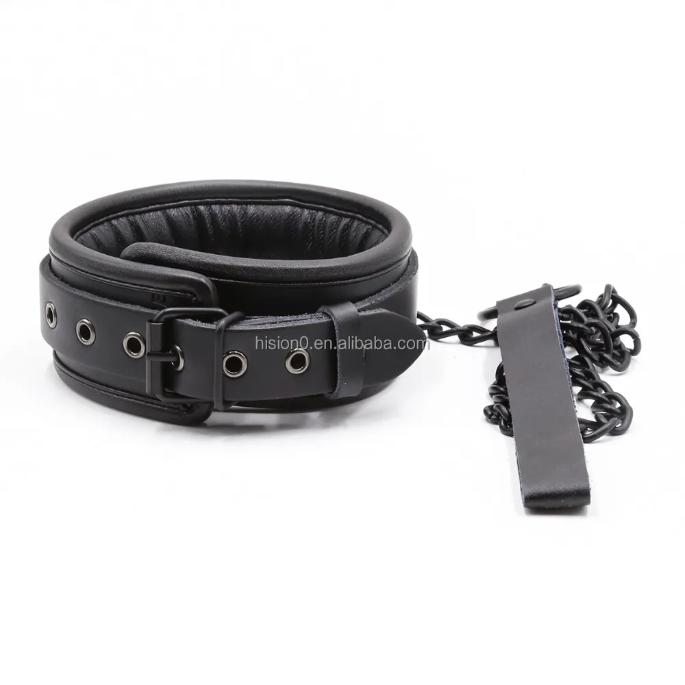 Black Cowhide Real Sheep Sponge BDSM Sexy Slave Fetish Bondage Restraint High Quality Handcuffs Foot Ankle Cuffs Collar Choker