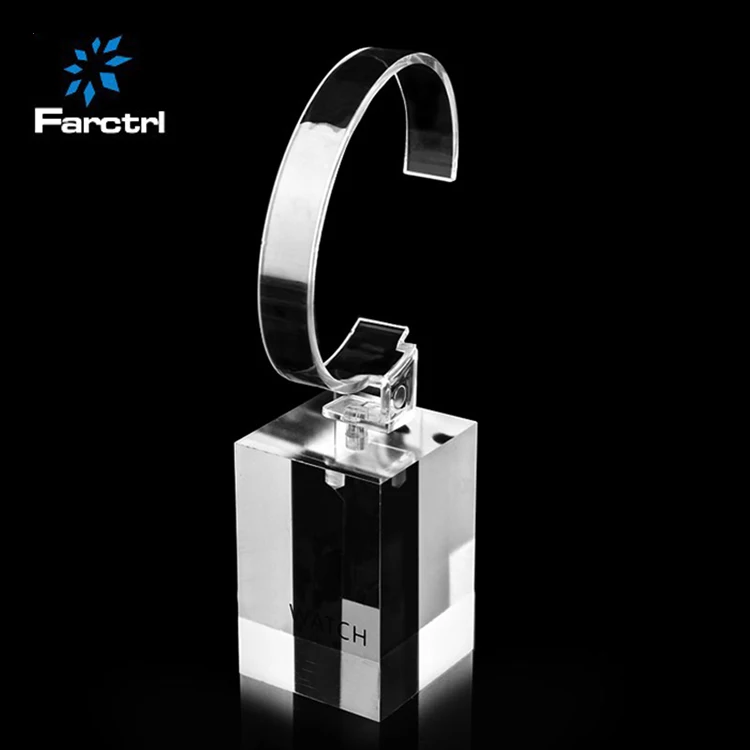 China Factory Clear Smart Wrist Watch Stand Acrylic Watch Display Rack