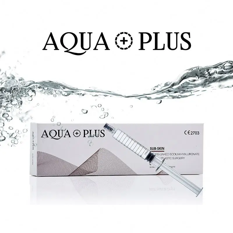 
CE Certificated Cosmetic Filler Hyaluronic Acid Derm Prefilled Syringe with Two BDDE Needles 
