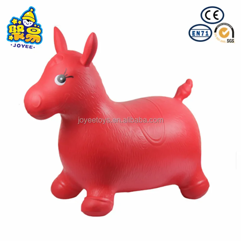 
Wholesale Eco-friendly strong PVC bouncing hopper kids jumping animal toy 