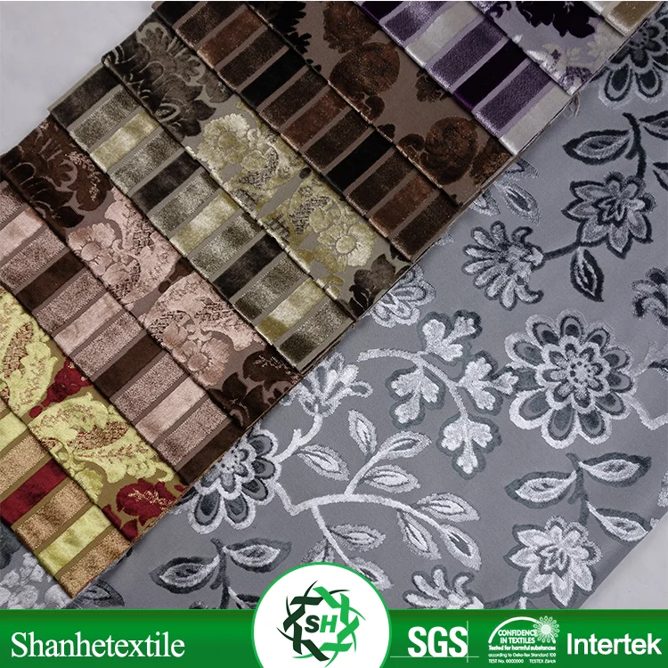 Polyester fabric price kg stock lots textile velvet fabric