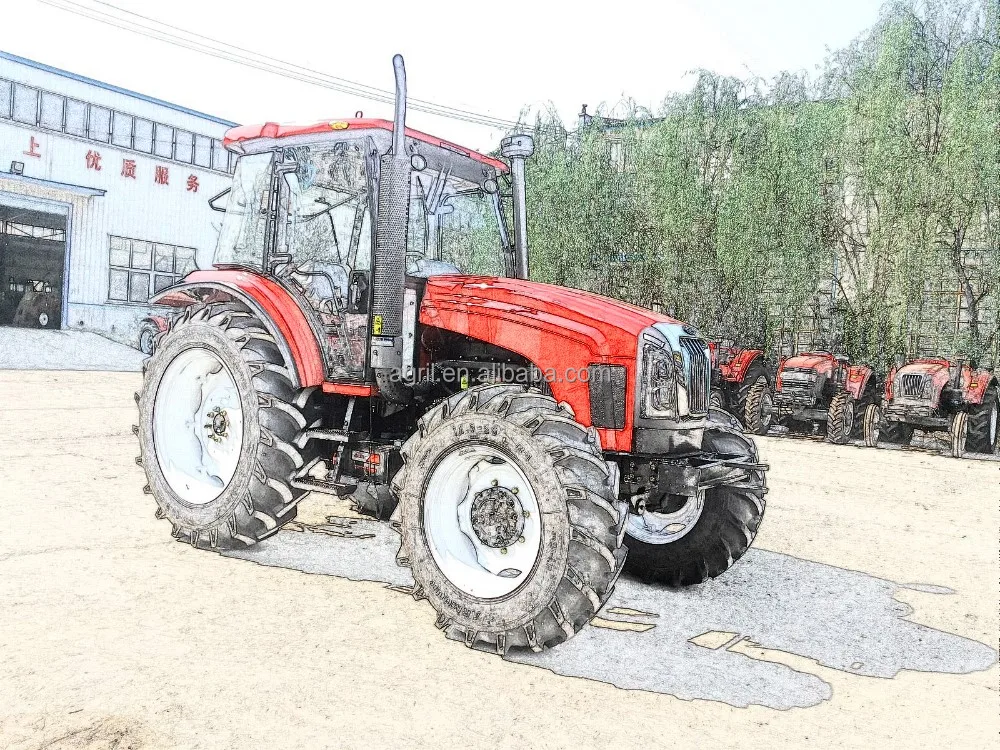 best price hot sail farm tractor 1204,120Hp 4 WD, air conditioner,shuttle shift, use YTO,DEUTZ engine