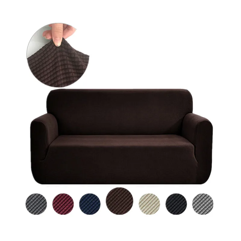 Жаккардовый растягивающийся чехол для дивана Эластичный Защитный