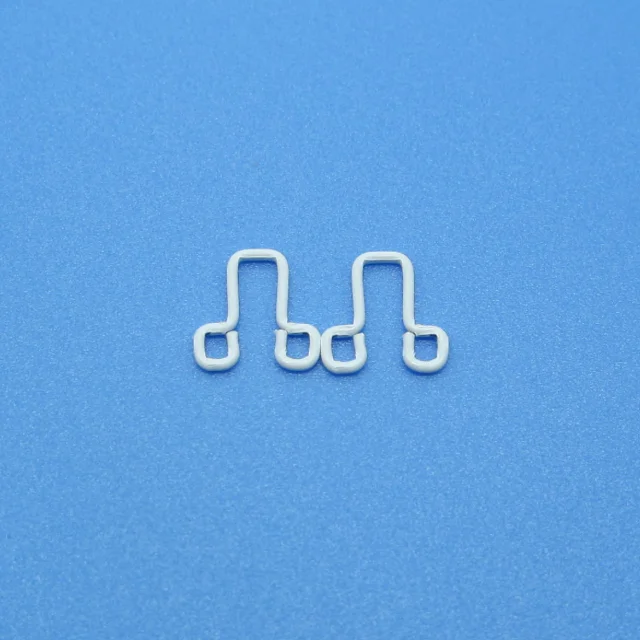 Wholesale nylon coated square hooks and eyes for bra