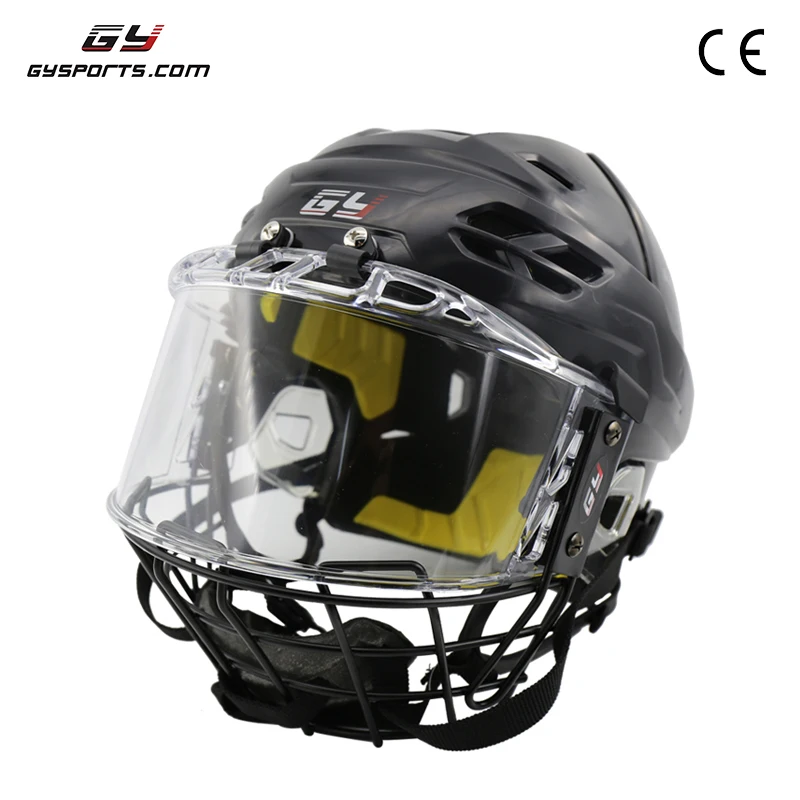 Хоккейная одежда, козырек для хоккея, щит для лица, удобный шлем для хоккея с шайбой