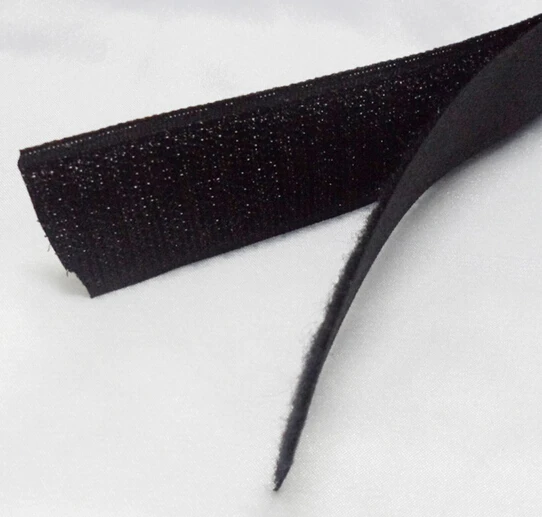 Manufacturer colored hook and loop strap for garment and shoes