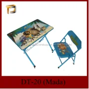 Оптовая Детская Складная Металл Рабочий Стол Стулья DT-20