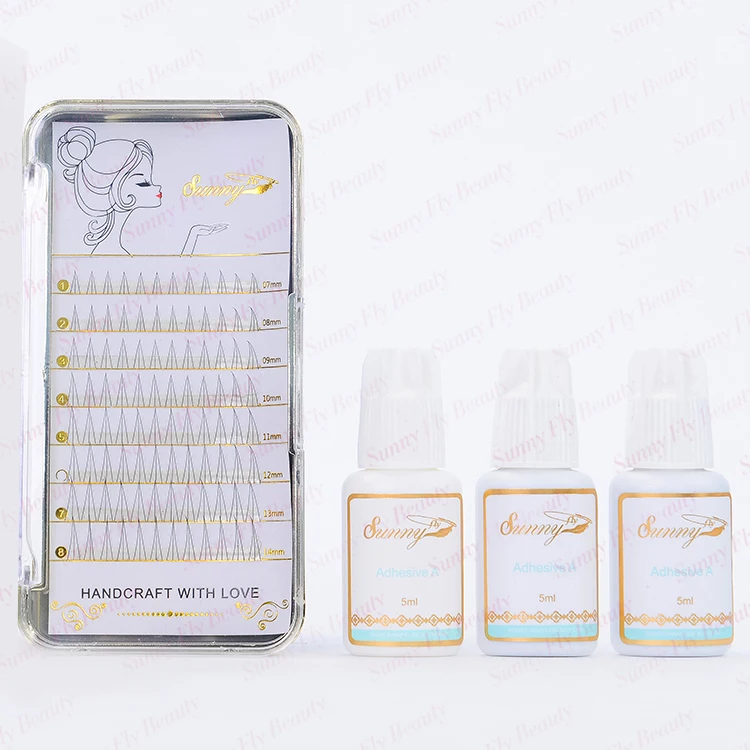 
All kind lady black hot sky cosmetic private label clear korea eyelash glue 