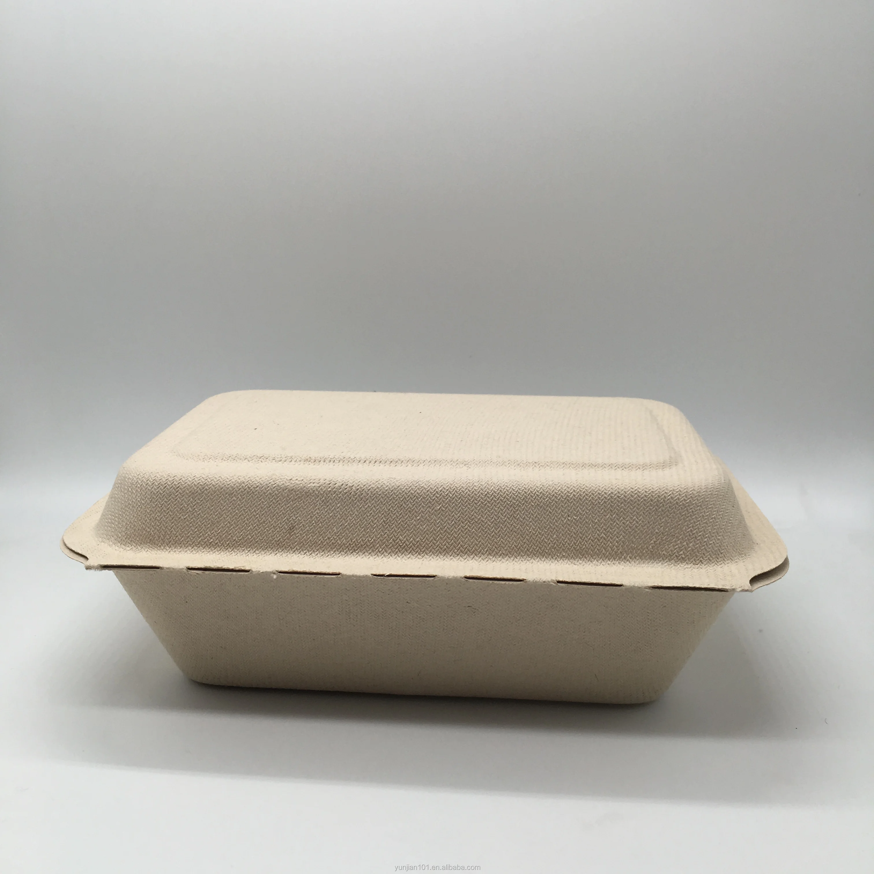 Eco-Friendly Biodegradable Compostable Clamshell Disposable Wheat Straw Lunch Box