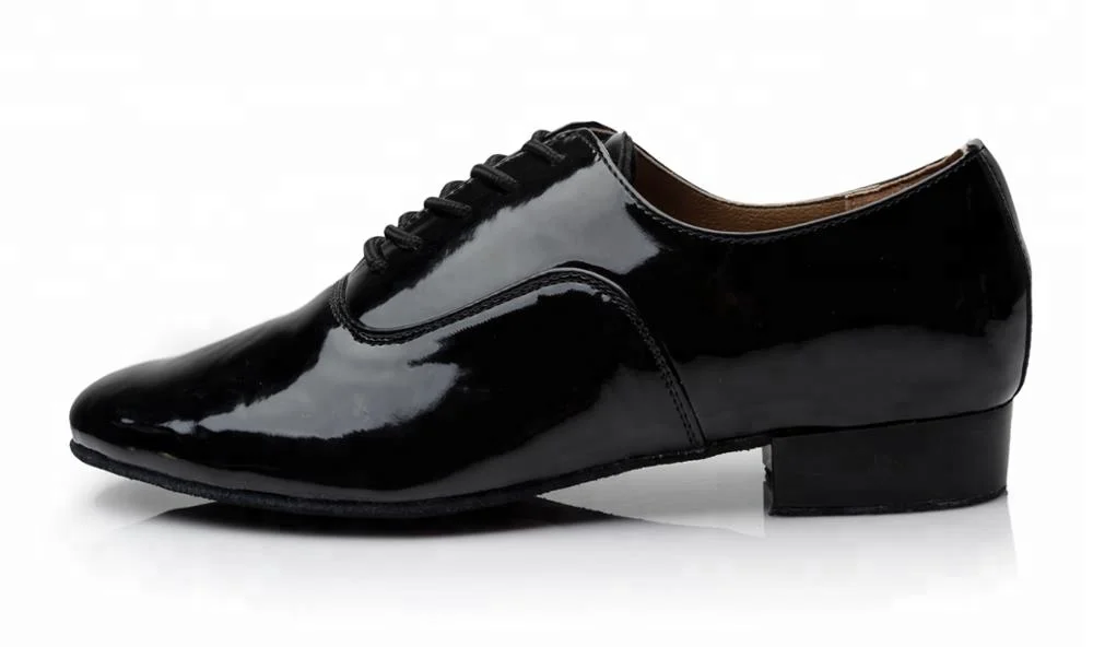 Мужские туфли на низком каблуке для танго
