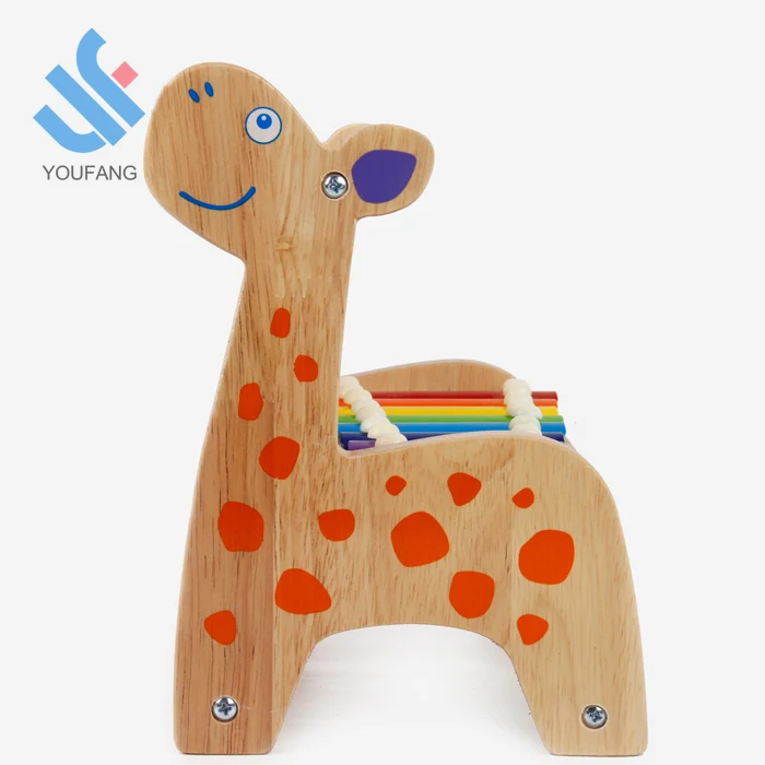 YF-M208 Educational multifunction Wooden bead counting abacus hand knock xylophone toys