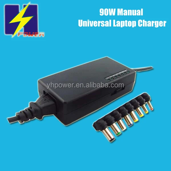 
Универсальный адаптер переменного/постоянного тока для ноутбука, 90/96 Вт, вход 100 В-240 В переменного тока/совместим с HP, DELL, SAMSUNG 