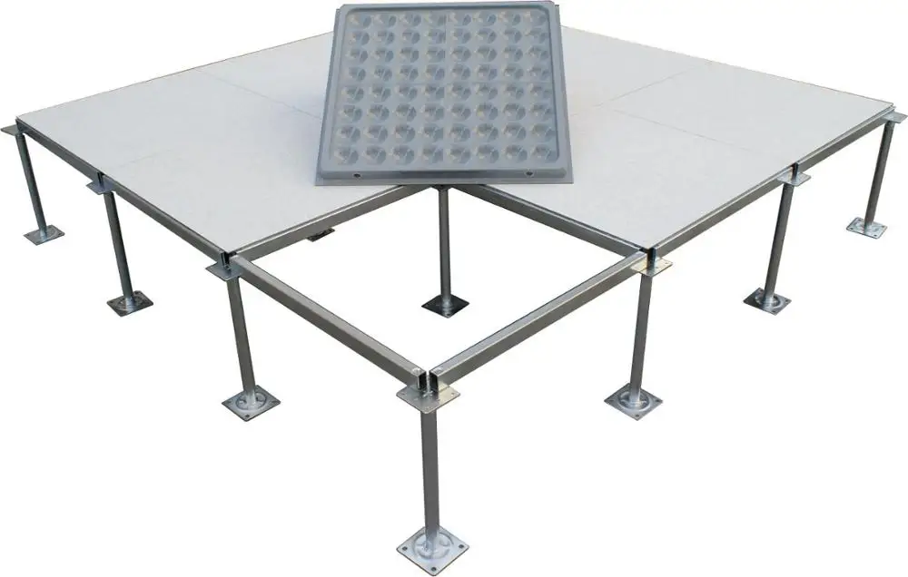 anti-static steel raised access floor with HPL/PVC Finish tile for computer room,data center