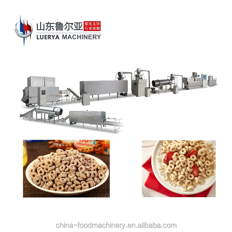 
LUERYA Factory Corn Puff Pop Cereals Puffs Snack Food Machine Production Line 