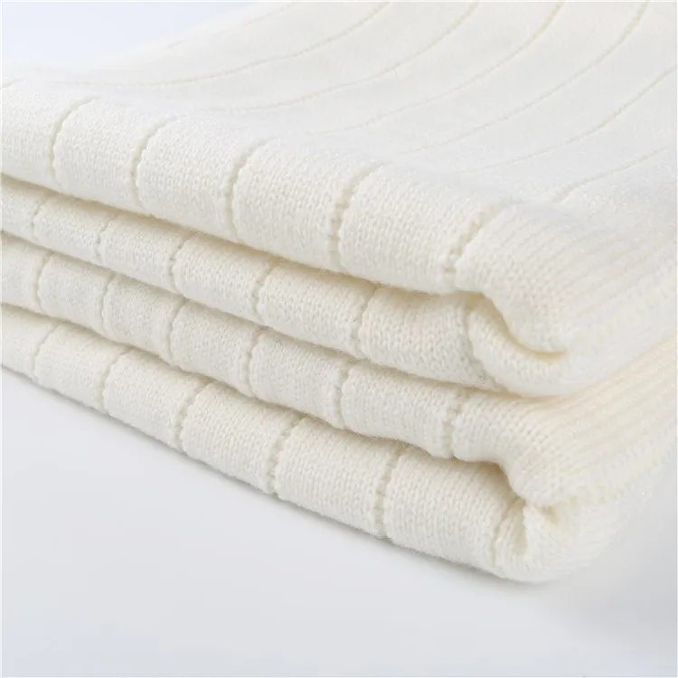 Luxury Washable Merino Wool Knitted Baby Blanket