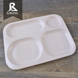 NSF Certification wholesale unbreakable plastic ware school restaurant food tray for children