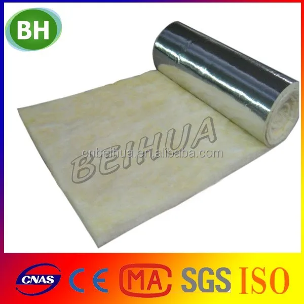 Glass wool aluminum lining thermal insulation blanket material