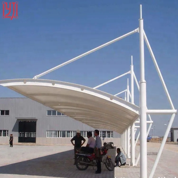 Автостоянка мембранная структура carport