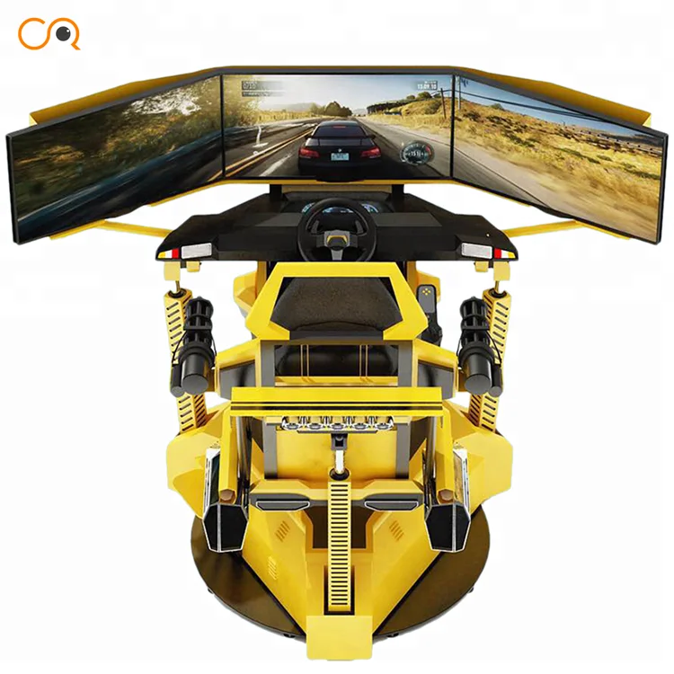 
Hot sale crazy 9d vr simulator price driving simulator equipment for shopping mall 9d vr racing 