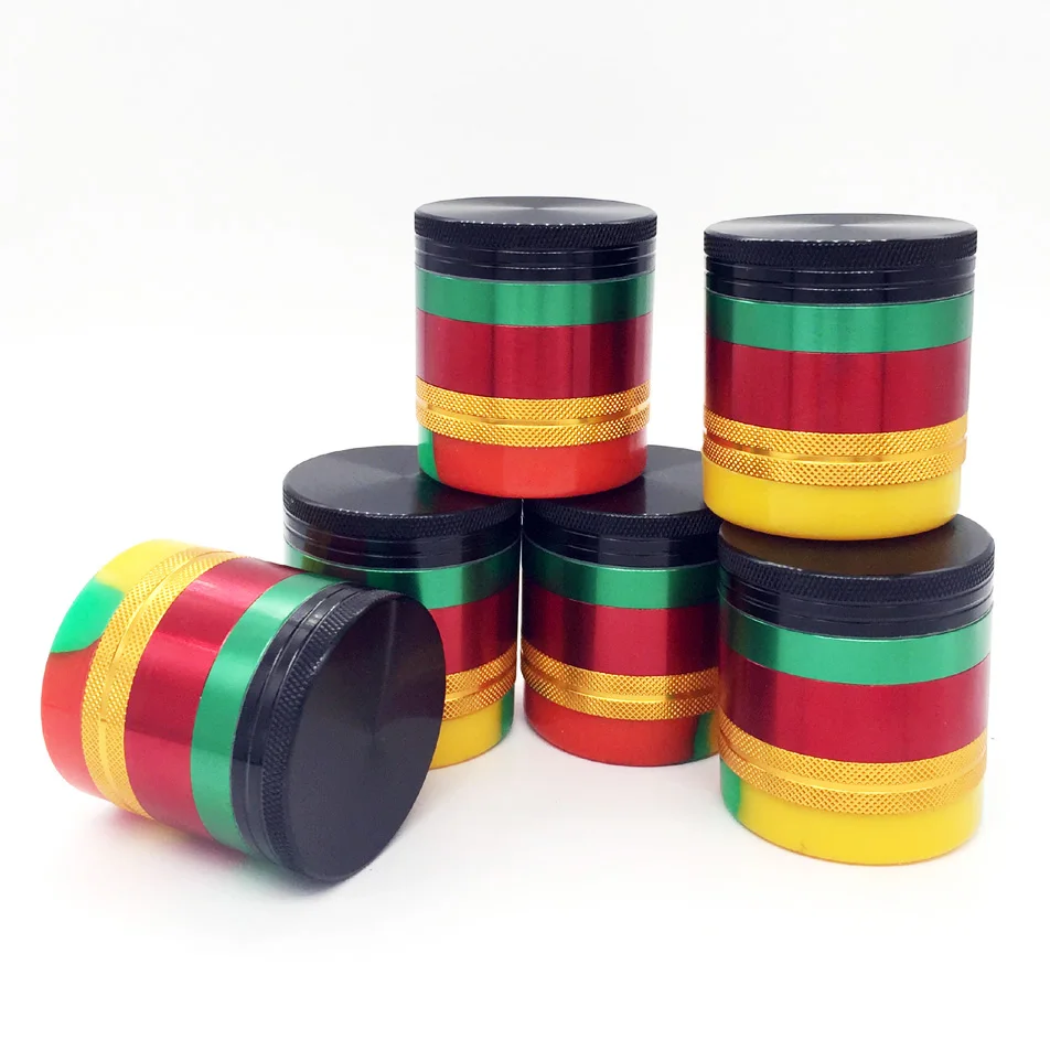 
custom logo herb grinder Premium 4 piece aerospace aluminum tobacco grinder 