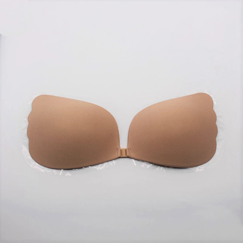 Angle Wing Breathable Anti-slip Front Closure Push up Invisible Bra