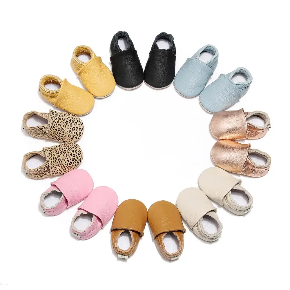 Hot Baby Shoes New Autumn Spring Newborn Boys Girls Drop Shipping Toddler Shoes Real Leather Baby Moccasins Casual Shoes