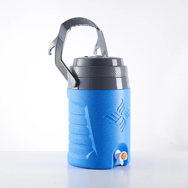 New design cooler container with faucet and sports kettle