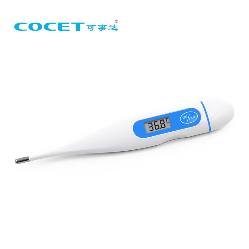 Kangfu Medical Flexible Tip Pen Waterproof Household Thermometer Lcd Medical Child Digital Thermometer