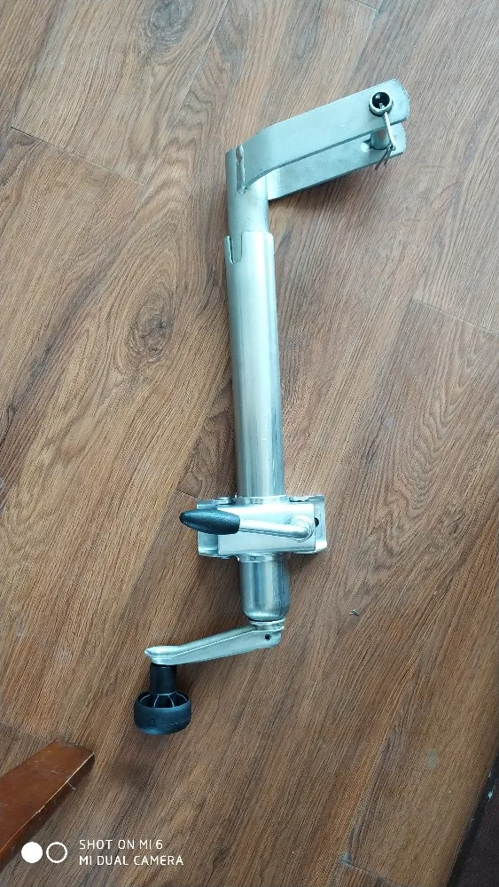 steel material heavy duty trailer jockey wheel 48 MM