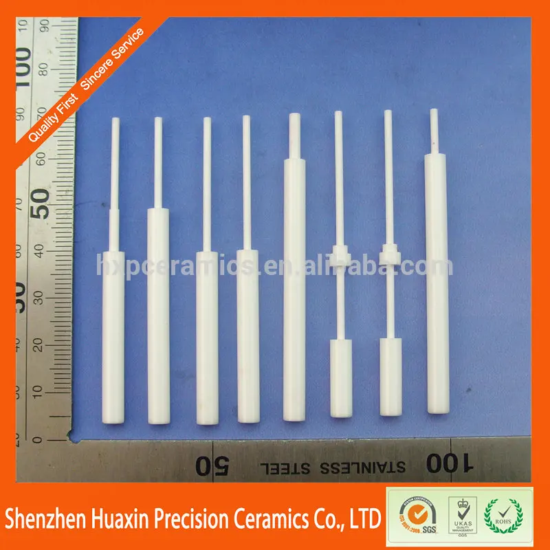 high hardness high quality industrial zro2 zirconium ceramic shaft