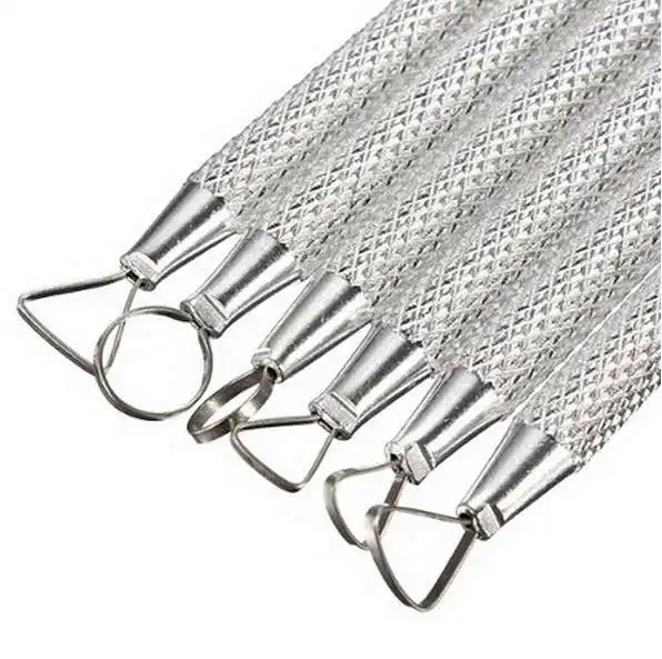 Yiwu bobao 6-piece set metal handle Pottery plaster clay sculpture and artist coloring clay scraper