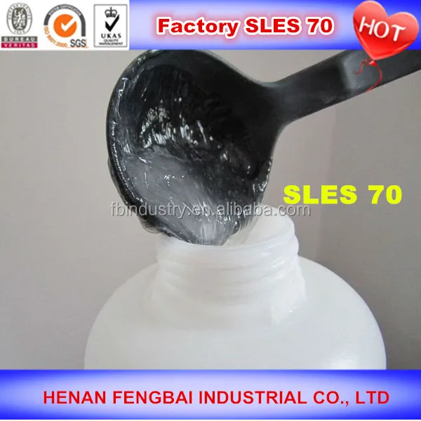 Hot sale cheap price and good quality sles 70% for shampoos raw material professional manufacturer