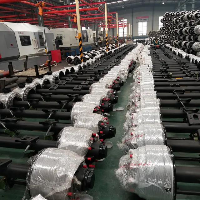 
low loaded used semi trailer tandem axle for sale 