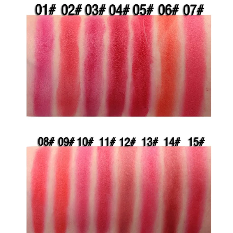 Private Label Newest Wholesale Cruelty Free Matte Waterproof 15 Color Lipstick Palette