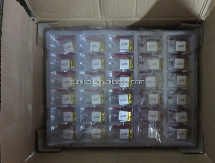 3.7V Lithium Li Ion Polymer Battery LP401029 90mAh Rechargeable