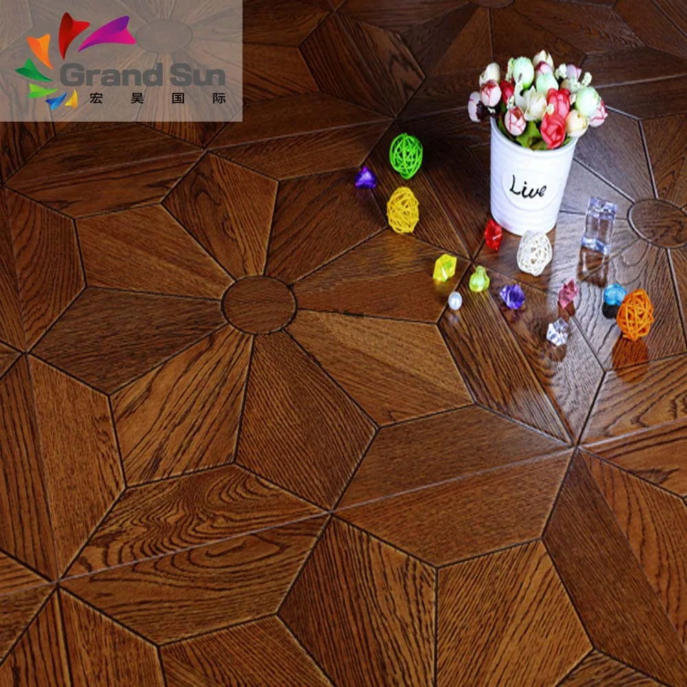 Natural American ash parquet engineered laminate wooden flooring from China supplier