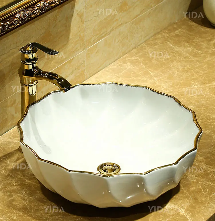 Sanitary wares china wholesale wash basin price ,golden wash basin ,all kinds of types of wash basins