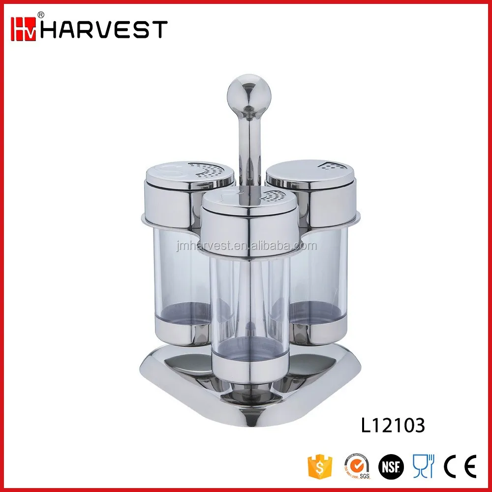 2 pcs/set multi-purpose plastic spice jars