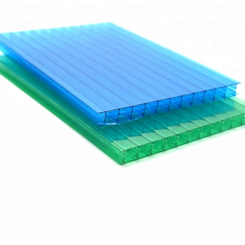 УФ-защитой пластиковым покрытием многослойный Поликарбонат для теплицы