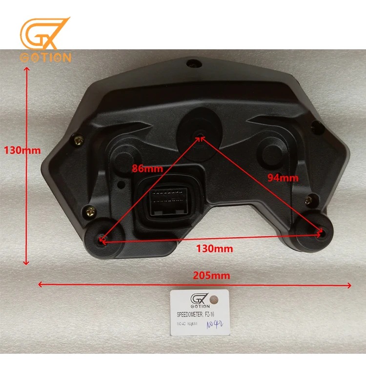 Wholesale Custom FZ-16 12000r/min Motorcycle Digital Speedometer