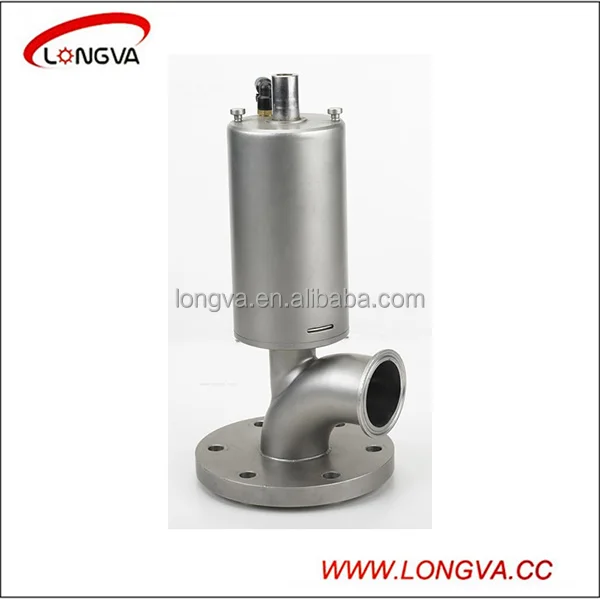 sanitary stainless steel pneumatic tank bottom valve
