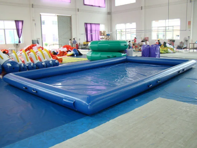 Outdoor Kids amusement park Large Inflatable Water Pool For Water Ball Games Kids hand paddle boats