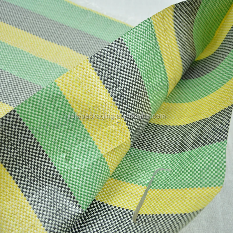 
Export to Africa customized pp woven shopping bag with D handle 