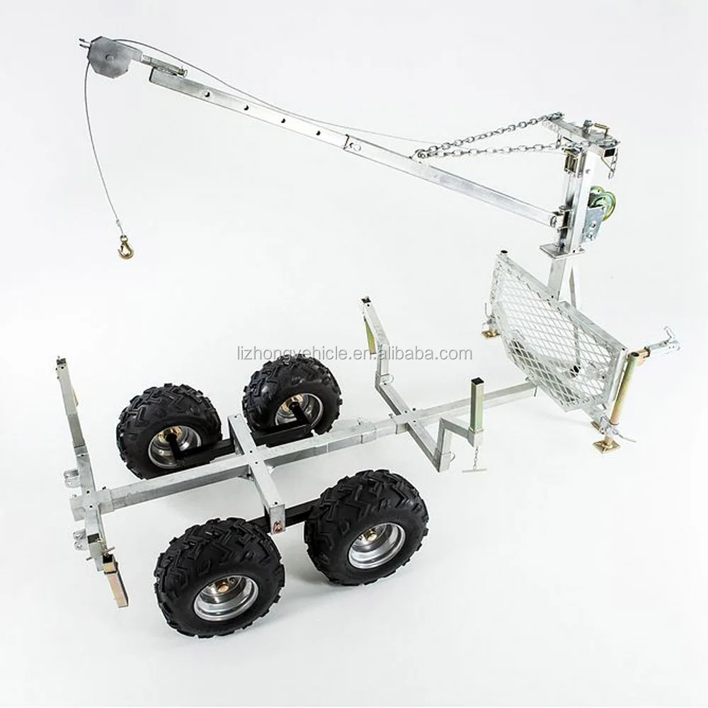 China wholesale atv camping trailer,atv farm trailer,crane timber trailer