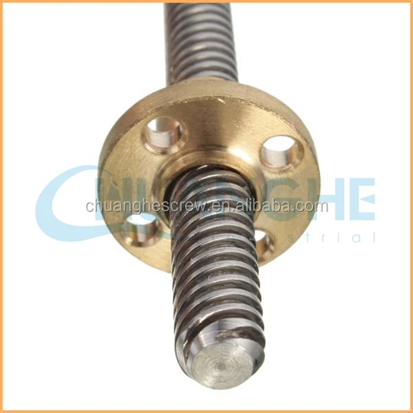 Chuanghe sales ball lead screw sfu1004 with special screw nuts