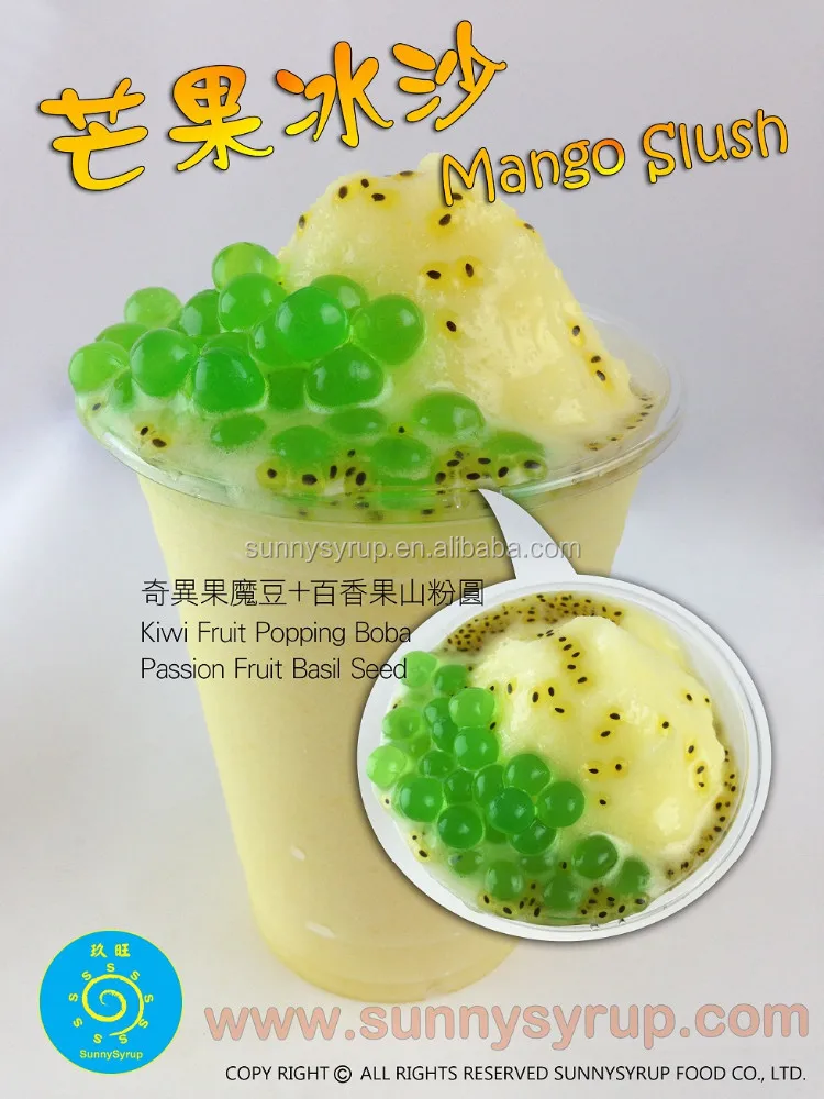 Honey flavor frozen mango