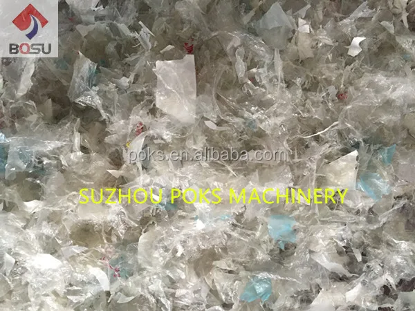 Plastic PP PE film Bottle Waste Plastic Washing Crushing Recycling Machine pelletizing line