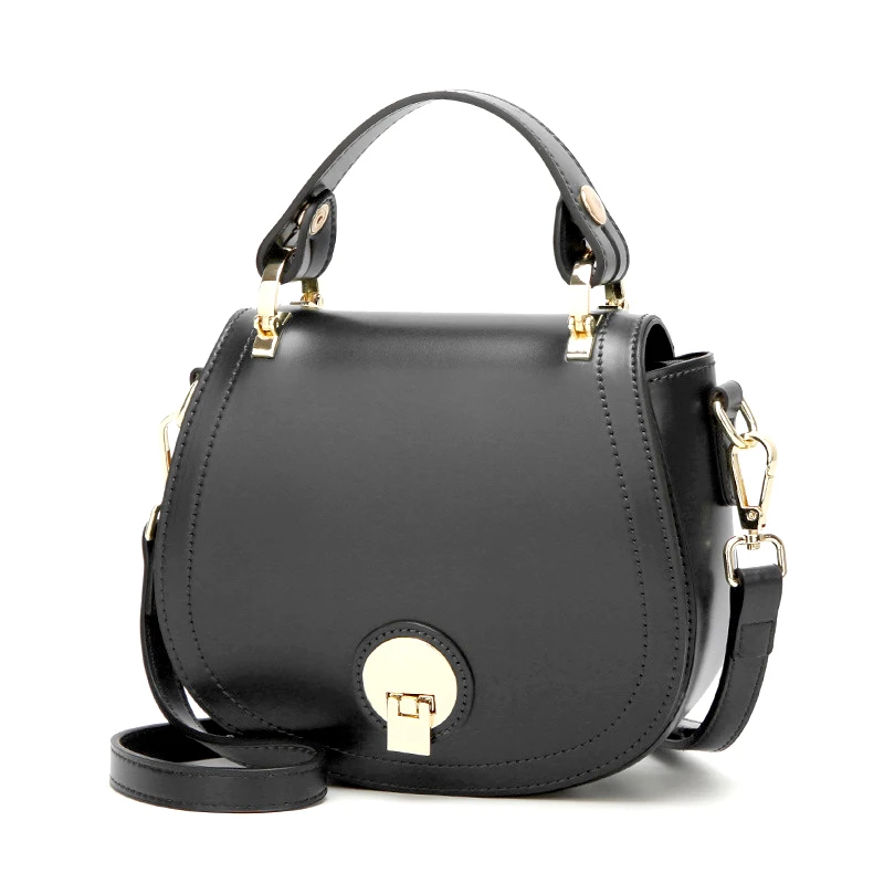 New oil wax skin pig bag simple leisure shoulder Messenger bag tide wild temperament female bag handbag